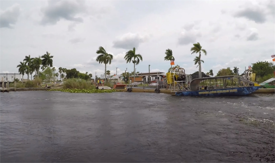 Everglades Holiday Park Airboat Tours and Rides at 28 minutes drive to the west of Davie dentist One