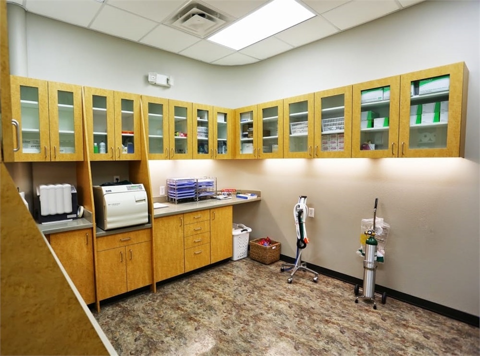 Sterilization area at Sealty Dental Cener in Katy