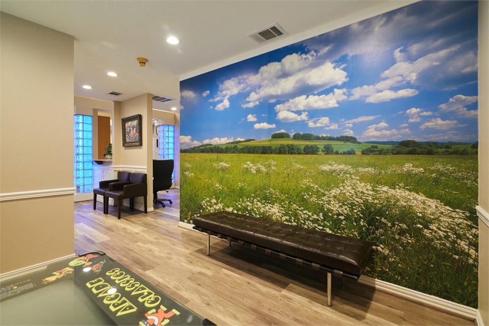 Orthodontics office in Flower Mound Texas interior