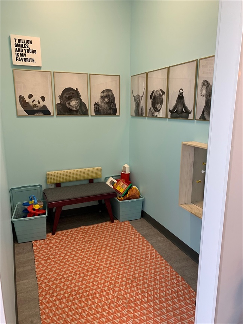 Kids corner at Comfort Dental Kids - Lakewood