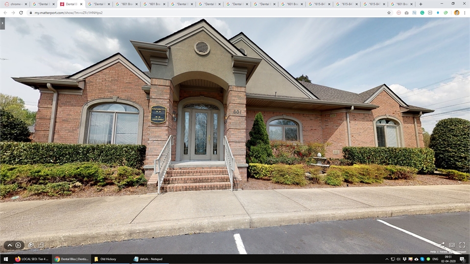 Storefront view Old Hickory dentist office Dental Bliss Hermitage