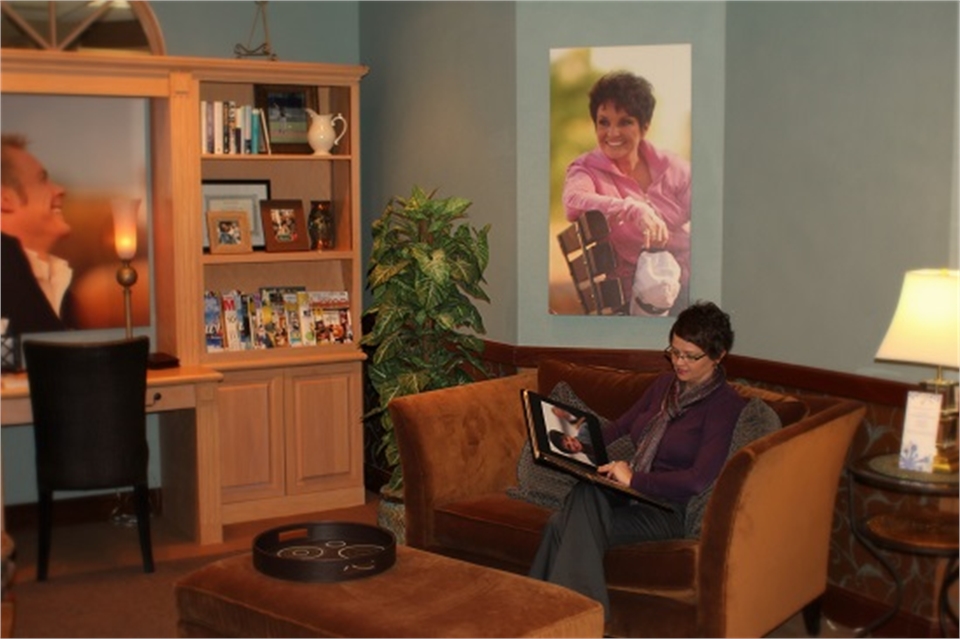 Waiting area at North Oaks dentist The Gorman Center for Fine Dentistry