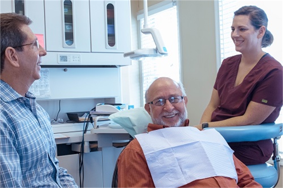 Waldorf dentist The Silberman Dental Group dentist working with patient