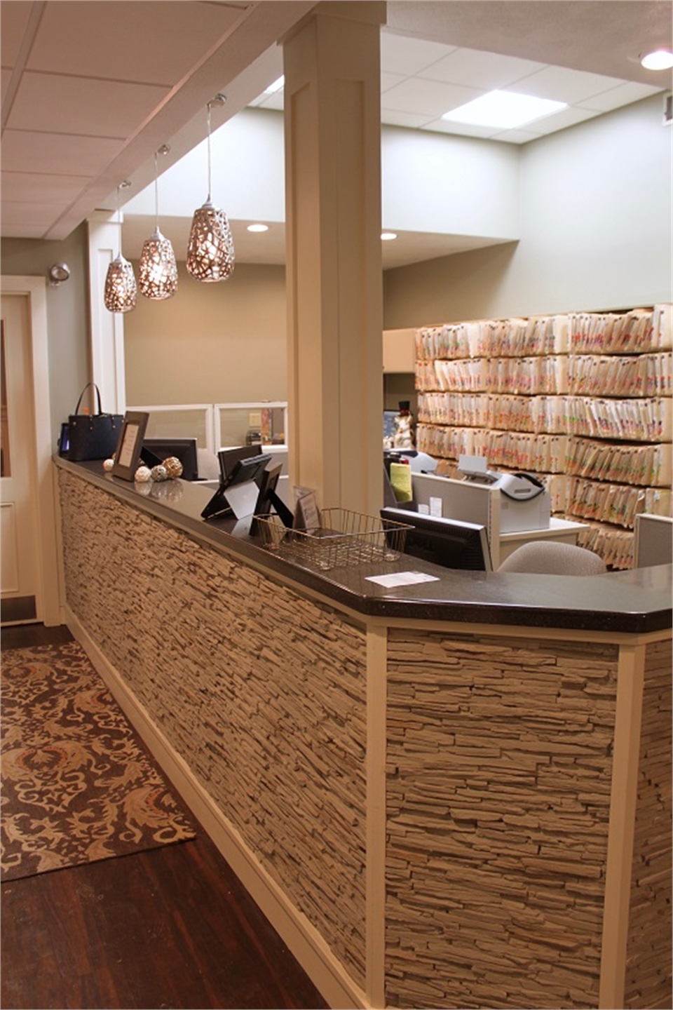 Office entrance of Dental Health Care of Woburn P.C. family dentistry