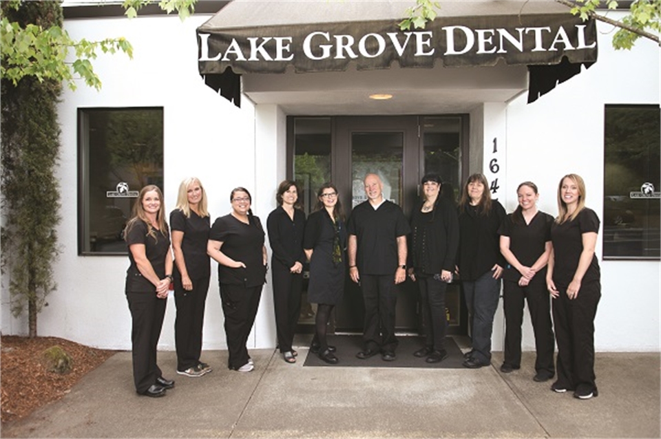 Lake Oswego dentist Dr. Charles L. Branen and his staff at Lake Grove Dental