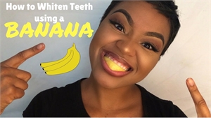 Is banana peel teeth whitening effective?