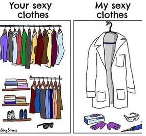 Your sexy clothes - My sexy clothes. Doctors joke
