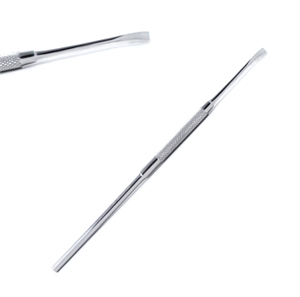 Dental chisel is a surgical instrument used to cut bone