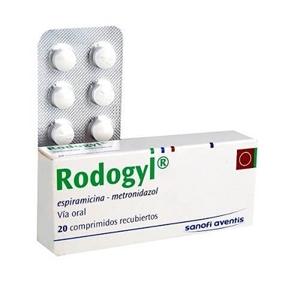 Rodogyl antibiotic for dental use