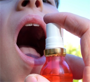 Is there a gag reflex spray to manage gagging?