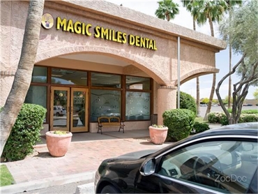 Entrance to family dentistry Magic Smiles Dental Mesa AZ