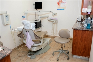 Dental chair at cosmetic dentistry New York NY 10011