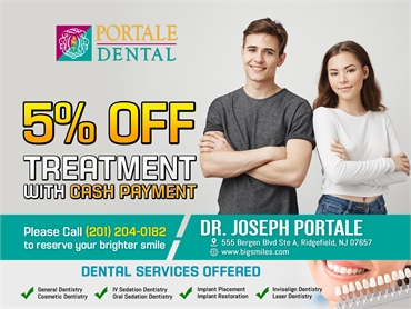 5 Percent Off Treatment with Cash Payment