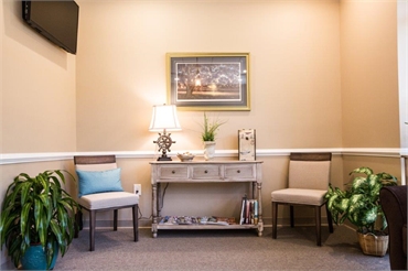 Patient desk in waiting area at Johns Island dentist Stono Dental Care
