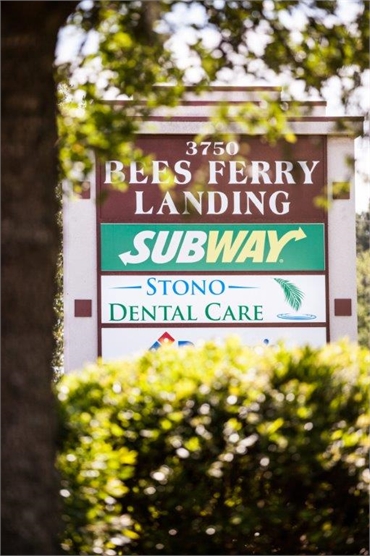 Signboard outside the Stono Dental Care office
