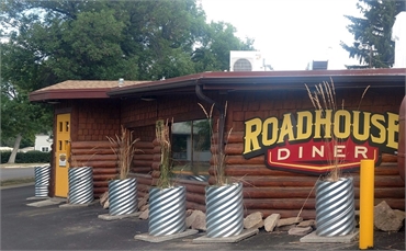 Roadhouse Diner at just 5 minutes drive to the north of Great Falls dentist Homegrown Dental