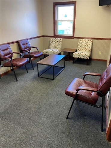 Patient waiting area at Chardon Dental Arts