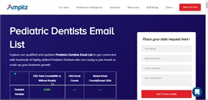 Pediatric Dentists Email List