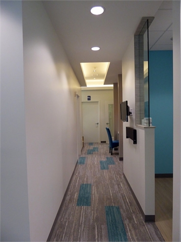 Hallway at Redmond Ridge Pediatric Dentistry