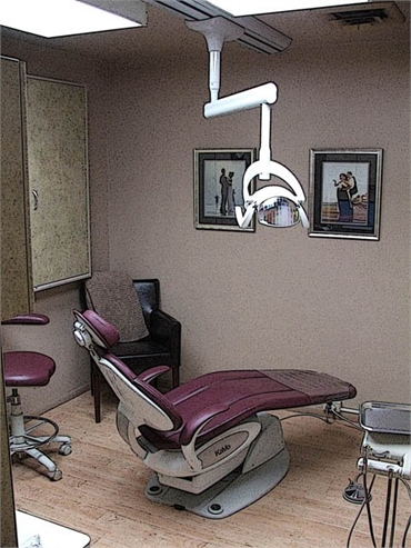 Treatment room at CEREC dentistry Jeremy L Johnson DDS Monroe WA