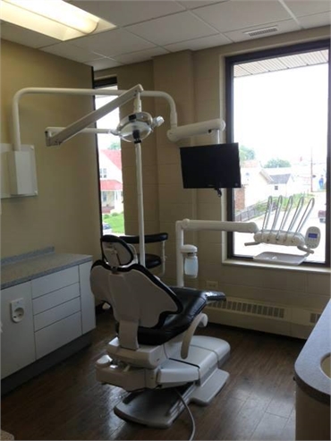 Dental chair at St. Paul Dental Care