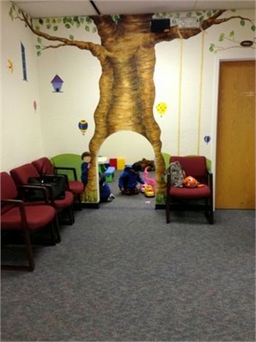 Children's play area at Denali Pediatric Dentistry Anchorage