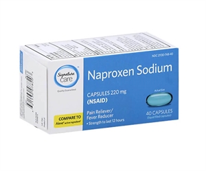 Naproxen is a non-steroid anti-inflammatory drug, effective painkiller with a long lasting effect