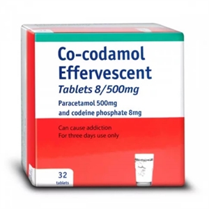 Co-codamol is a combination of codeine phosphate (opiod) and paracetamol. It has a strong pain killing effect