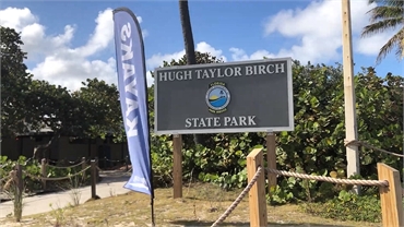 Hugh Taylor Birch State Park at 11 minutes drive to the south of Smile Design Dental of Fort Lauderd
