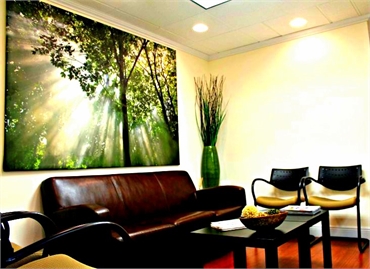 Waiting area at our general dentistry office in Hallandale 33009