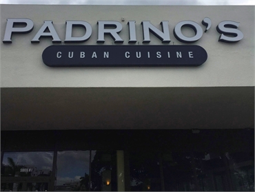 Padrino's Cuban a few paces to the east of Smile Design Dental of Hallandale Beach