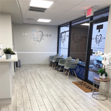 Reception and waiting area at Smile Design Dental of Margate.JPG