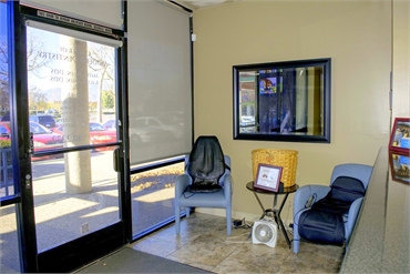 Entrace door and reception area at our general dentistry in Rancho Cucamonga CA 91730