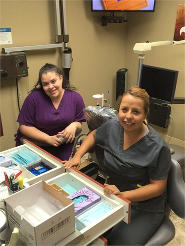 dental hygienists at work at Center of Modern Dentistry Rancho Cucamonga CA