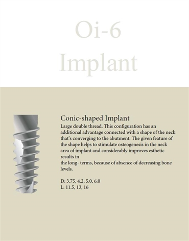 Implant Oi-6 Conical