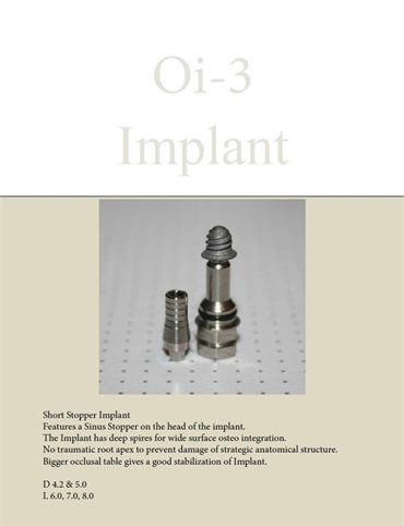Implant Oi-3 Short Stopper
