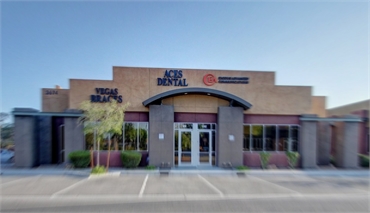 Front view of Aces Dental 6.4 miles away from MGM Grand Las Vegas NV