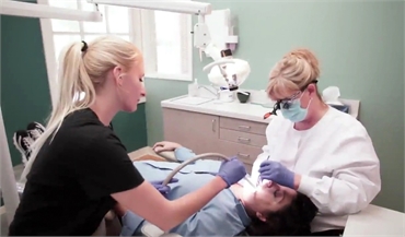 Therese Murphy at work at Temecula Ridge Dentistry located just 2.5 miles to the north of Temecula G