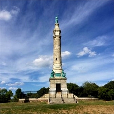 Soldiers and Sailors Monument East Rock located to the north of New Haven's Invisalign specialist Sh