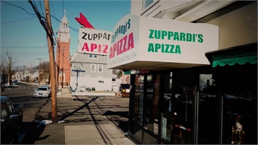 Zuppardi's Apizza 2 minutes drive to the east of West Haven orthodontist Shoreline Dental Care