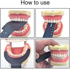 How to use a dental contraster to take intraoral photographs of teeth