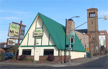 Molly's Family Restaurant at 6 miles to the north of Dental Care of Spokane