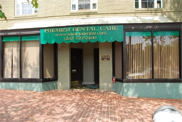 Storefront view of Washington DC dentist Premier Dental Care