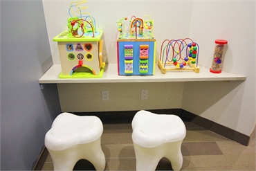 Childrens area at Village Lane Dental Centre Okotoks  AB T1S 1Z6