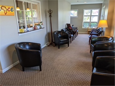 Waiting area at Saratoga Springs dentist Harrison Family Dentists