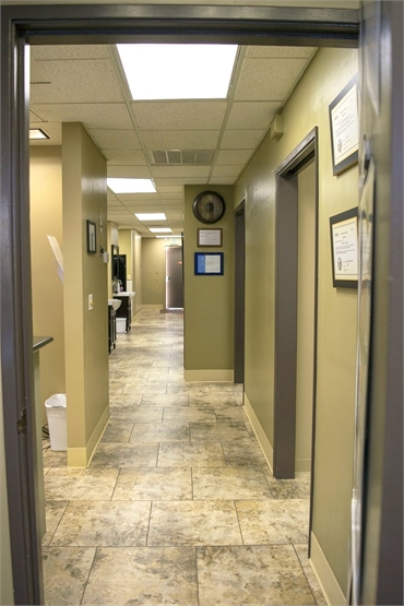 Hallway at Center of Modern Dentistry Rancho Cucamonga CA