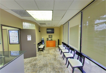 Waiting area and refreshments at Center of Modern Denttistry in Rancho Cucamonga CA