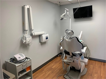 Treatment area at Arlington dentist office