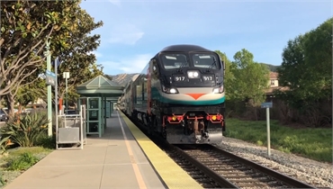 Simi Valley train station at 5 minutes drive to the east of Simi Valley dentist Sequoia Dentistry