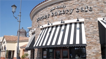 Corner Bakery at 8 minutes drive to the northwest  of Simi Valley dentist Sequoia Dentistry
